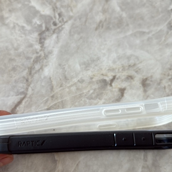 RAPTIC Terrain 2 Phone Cases - Black and Clear iPhone 13 Cases Bundle - Picture 15 of 15